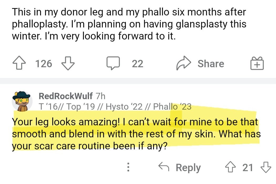 The Ornery Serf on Twitter "troonytoons The comment below the scarred