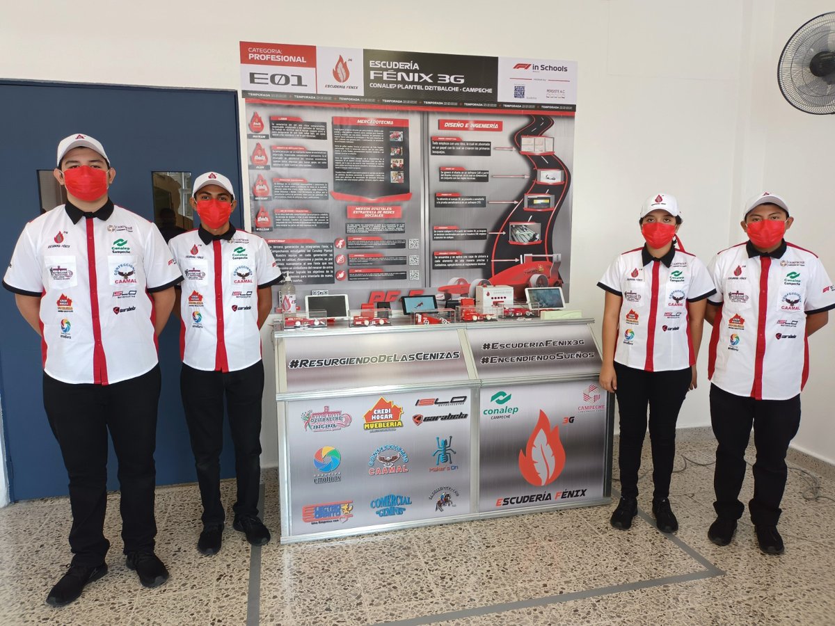 #SEPReconoce 

El equipo "Escudería Fénix 3G" conformado por cuatro estudiantes y un docente del <a href="/CONALEP_Mex/">CONALEP</a> de Dzitbalché en #Campeche, representarán a México en Mundial Singapur 2023 con prototipo de Fórmula 1. 🇲🇽

Conoce más 👉🏼🔗bit.ly/3JX6zjJ