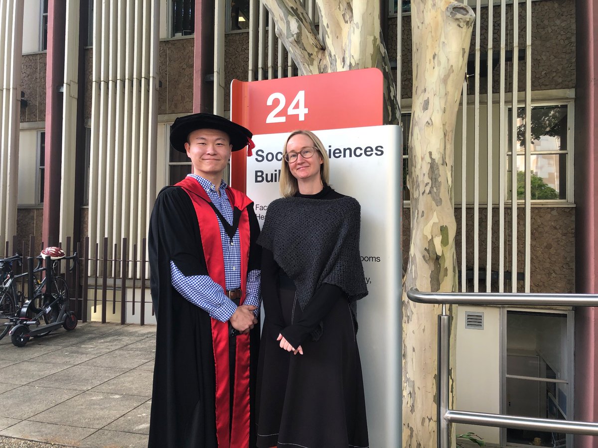 kellymatthewsUQ's tweet photo. Join me in congratulating two amazing scholars - Dr Nattalia Godbold &amp; Dr Yifei Liang! Pure joy to celebrate their achievements and have their voices in the higher education research community. @GodboldNattalia @yifei_liang_au https://t.co/8KUIL3VDQa