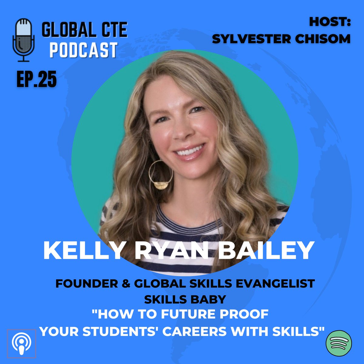 Excited! Global CTE Podcast ep.25 is live w/@kellyryanbailey. We had a fascinating convo around skills, the intersection of AI & education, & how technology can personalize #education making it more accessible for everyone.
Full ep: https://t.co/ztF59OlWsP
#skillsfirst #ai https://t.co/cu78qu5vNg