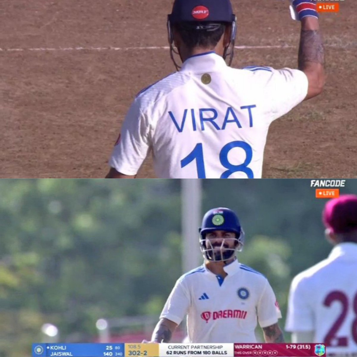 imkevin149's tweet photo. Virat Kohli not out = 1.4 Billion people will sleep peacefully https://t.co/1b1E2f7GkF