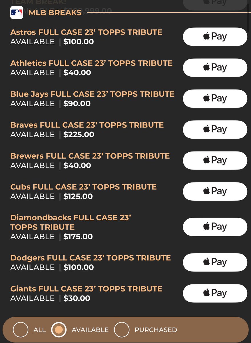 ——🔥🚨LIVE NOW🚨🔥——
      On -> <a href="/LoupeTheApp/">Loupe</a> 

1. 2023 Topps Tribute Full Case, PYT | Baseball Mixer, Random Teams. 
(🕰️ 5:30pm est) Spots still available.
                      *LIVE NOW*

Link➡️ loupetheapp.com/shops/djbx4TsU…

     Join us on <a href="/LoupeTheApp/">Loupe</a> under <a href="/Rotobreaks/">Rotobreaks</a> for can’t