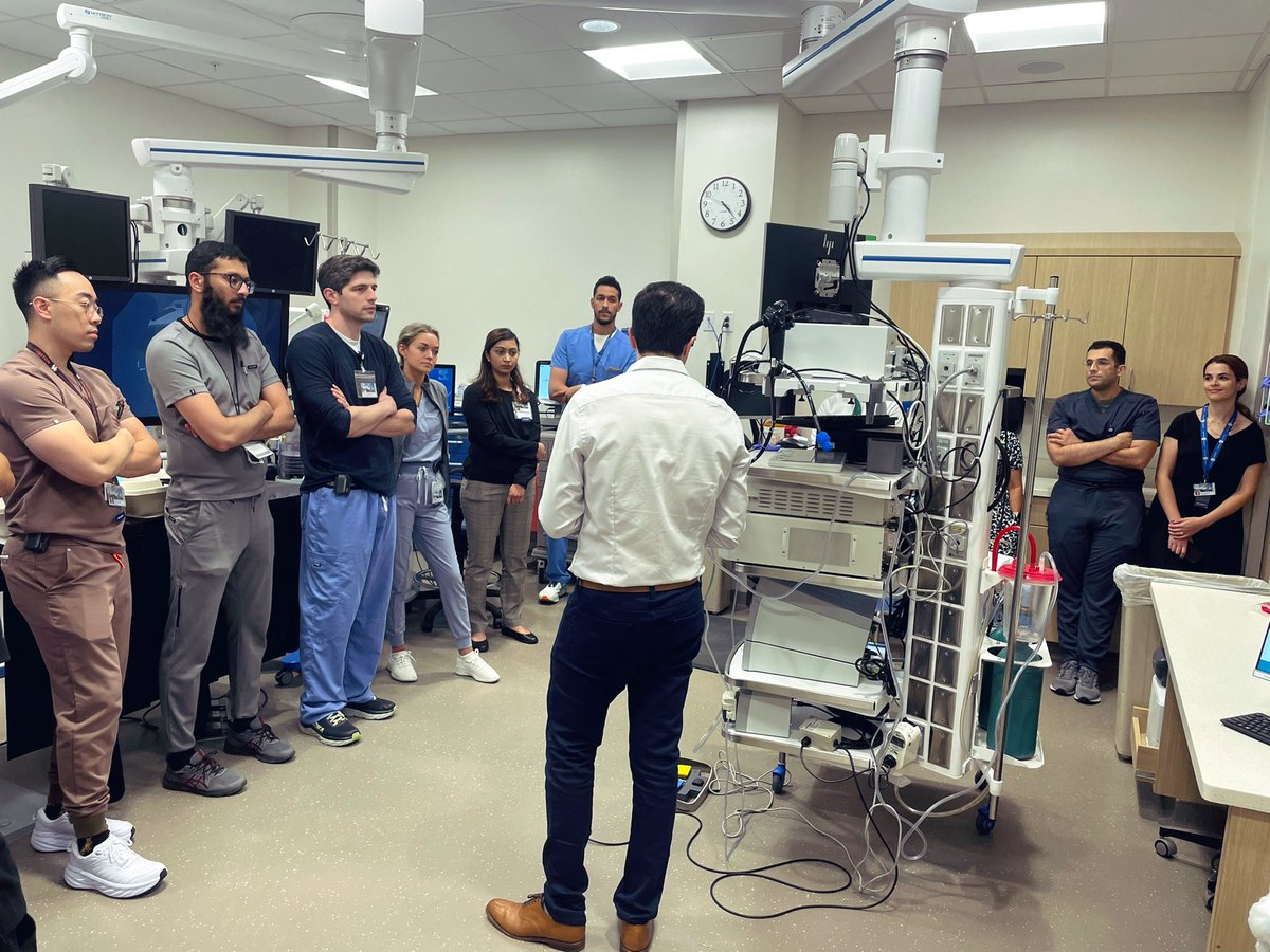 SLU Gastroenterology & Hepatology (@slugastro) on Twitter photo Kicking off our Endoscopy Skills Sessions with Dr. Cheesman! <a href="/drcheesman/">Antonio Cheesman, MD</a> 🔭
Topic of the day: Endoscopy Tower set-up!
#GITwitter #Endoscopy Kicking off our Endoscopy Skills Sessions with Dr. Cheesman! <a href="/drcheesman/">Antonio Cheesman, MD</a> 🔭
Topic of the day: Endoscopy Tower set-up!
#GITwitter #Endoscopy