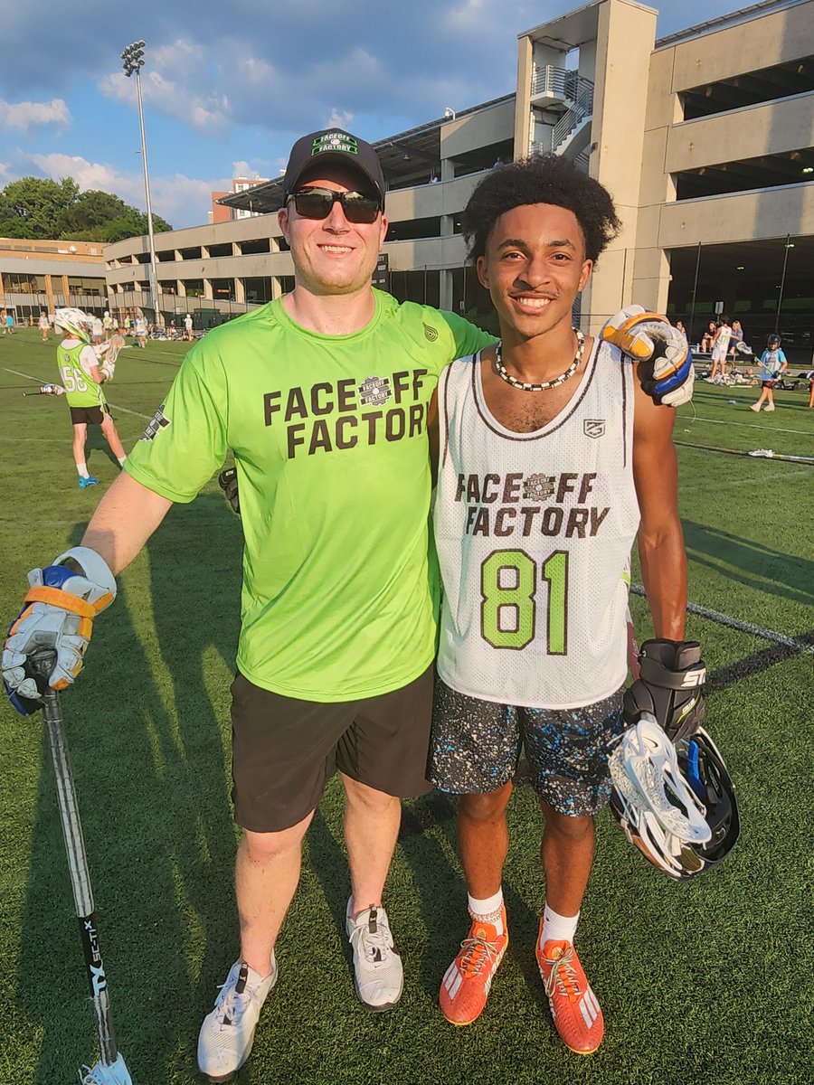 Thanks to the coaches at the @FaceoffFactory These guys know their stuff! It was a great 3 days of work! #FOFamily