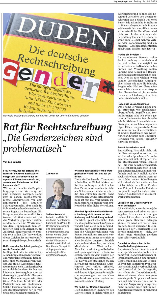 MichaelOpielka's tweet photo. #Gendern in der Schriftsprache #Genderzeichen als Problem. Sehr differenziertes Gespräch. https://t.co/O7k5ZzTgER