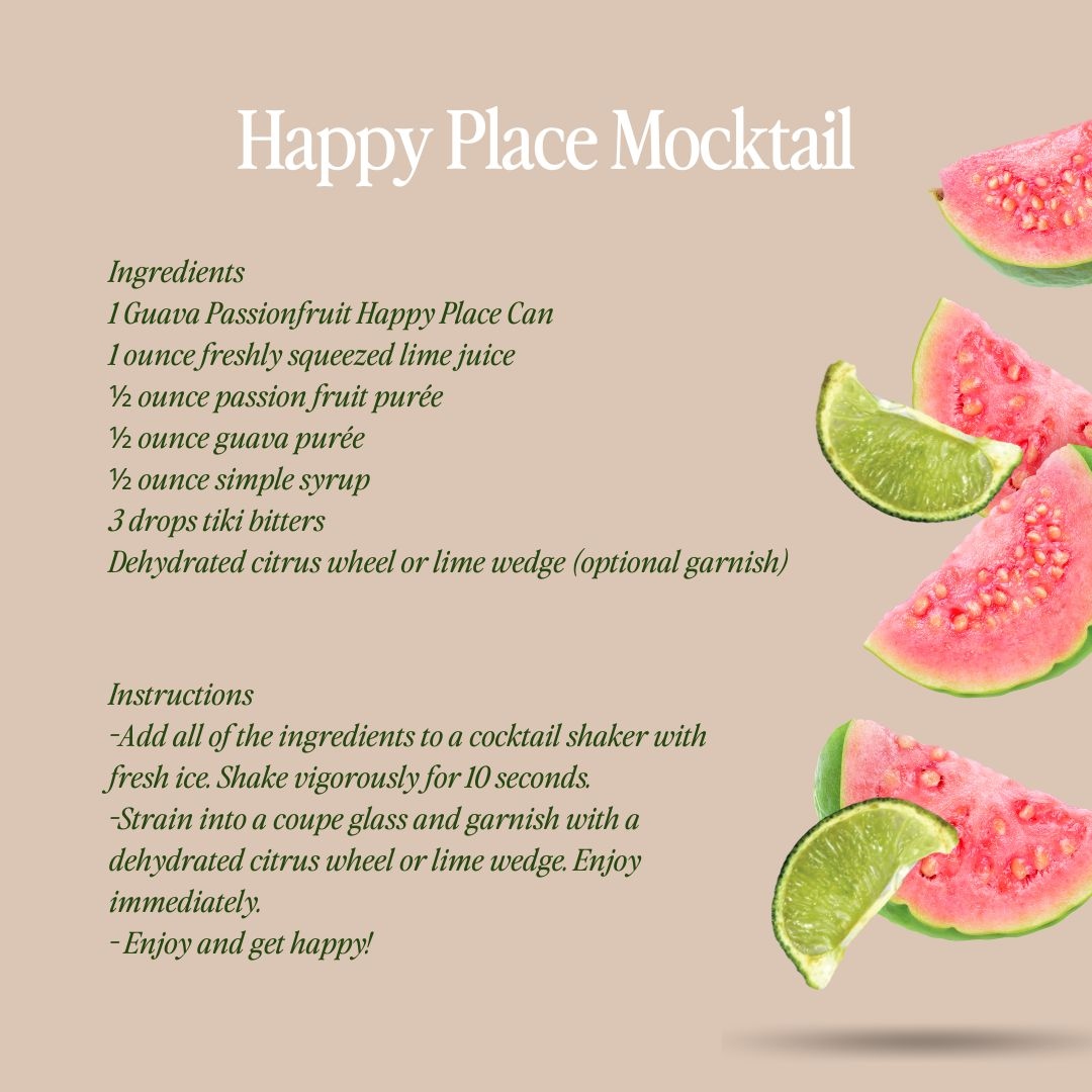 Enjoy this Thirsty Thursday with a Happy Place mocktail recipe using the Guava Passionfruit flavor! The perfect refreshing drink for a summer day.🍹

#VenaWellness #VenaVerse #HappyPlace #mocktail