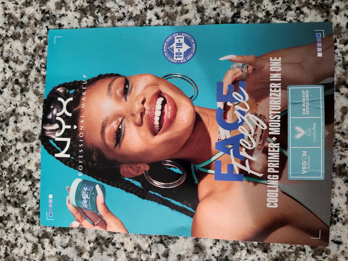 MonizTonya's tweet photo. #NYX #NYXProfessionalMakeup #NYXFaceFreezie #VeganFormulas #CrueltyFree
Thank you NYX Professional Make for my free mail sample of Face Freezie! Can not wait to try this! So excited!!!! https://t.co/fkffAuQs82