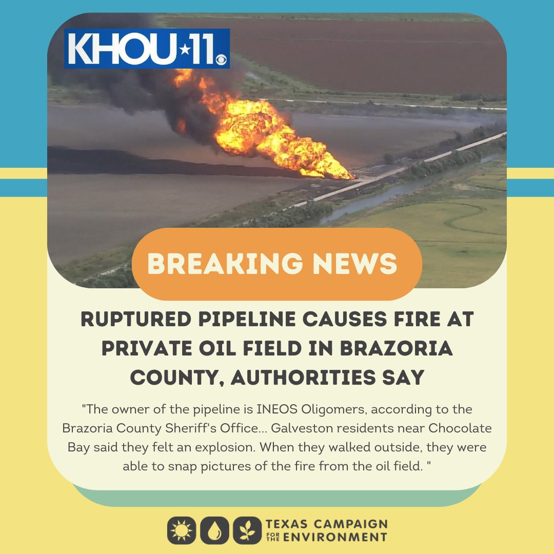 Fossil fuels are a threat to public health and safety. We stand with our community in Brazoria as we demand better for Brazoria.

khou.com/article/news/l…