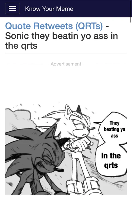 it has a know your meme page too 