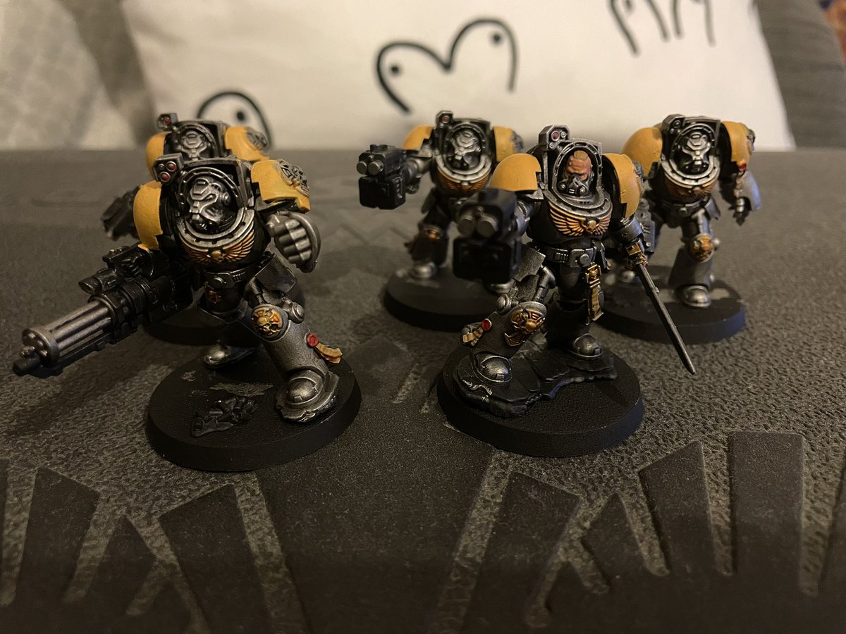 richchil88's tweet photo. Pretty pleased with my progress so far! Didn’t think I’d get this much done! #warhammer40k #new40k #warhammercommunity #gamesworkshop #hobby #40k #warmongers #warmaidens #silverTemplar #Spacemarine @warhammer https://t.co/lWiYksyaNN