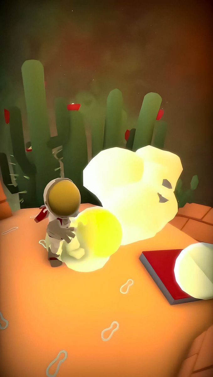 NexrageGames's tweet photo. How it feels walking outside during the summer☀️🫠
Play the Desert Levels out now!🏜️🌵
.
. 
#junkodyssey #mobilegame #indiegames https://t.co/qk6Ouj7lAX