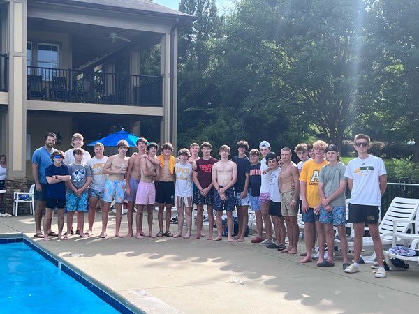 Great time at the pool today! Working hard and enjoying summer!