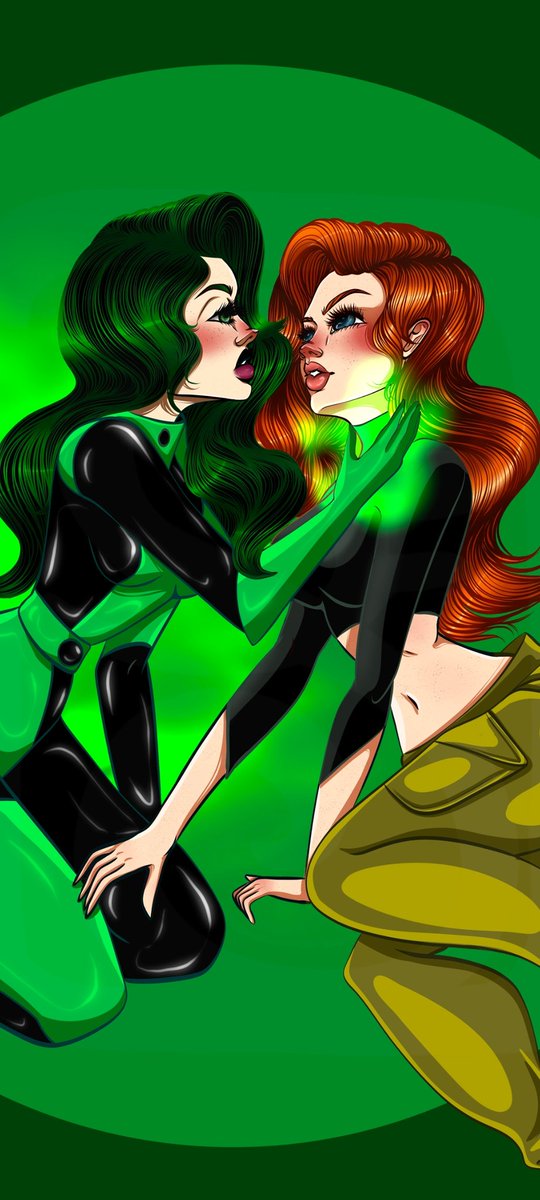 Shego X Kim Possible 💚
.
Originally started drawing this for Pride month but it took a while before I could finish it. Hope you like it!!
.
.
.
.
.
#digital #digitaldrawing #shego #kimpossible #fanart #pinup #pride #pridemonth #green #lesbian #bisexual #lgbtq #love #loveislove