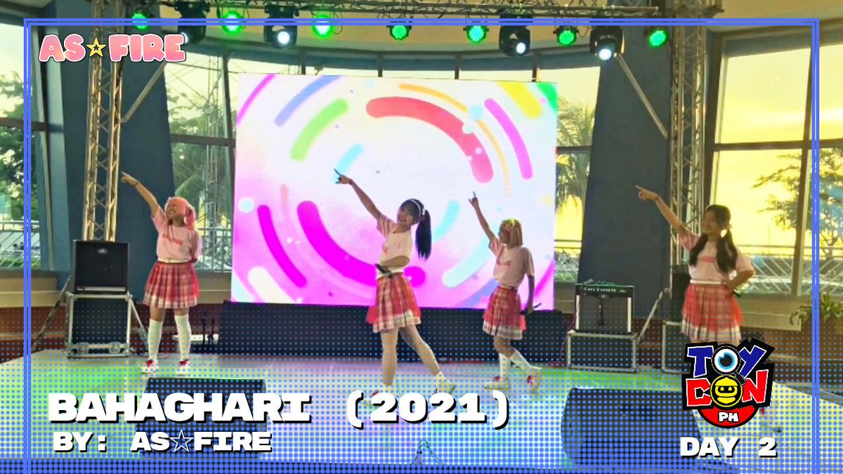 Asfire_ph's tweet photo. Day 2 AS☆FIRE Performance in TOYCON 20 is now OUT!
Check out these videos in our YT Channel.
📌Paglubog Ng Araw: https://t.co/6fJOE3uhuf
📌Bahaghari (2021): https://t.co/w5DyyIAdhG
📌Litrato: https://t.co/Ed0W7YKkNK
#ASFIREph #TOYCONPH #AmboxEvents https://t.co/HghVtIs2Sc