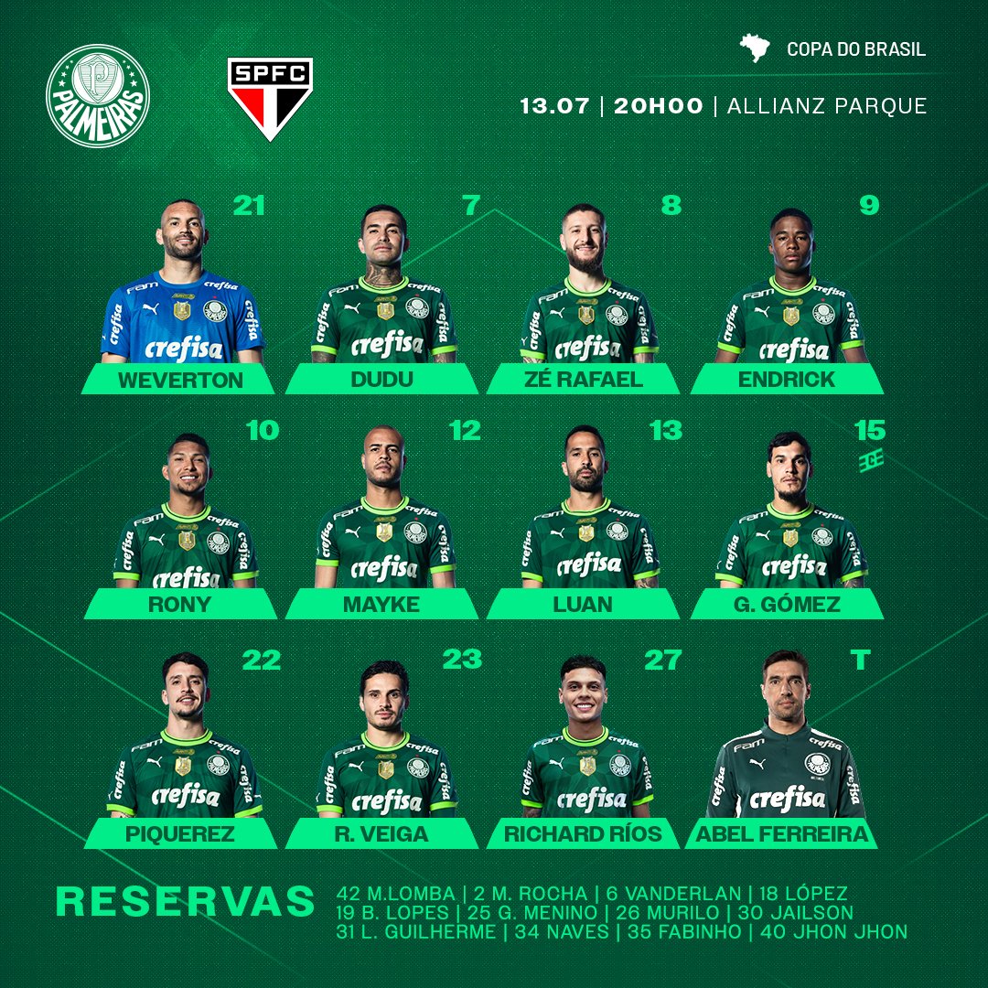 SE Palmeiras tweet media