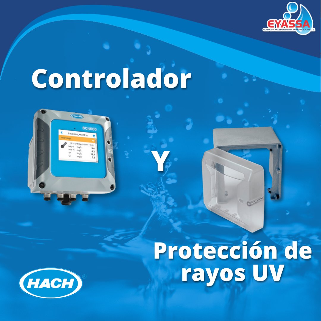 EyassaOficial's tweet photo. ¡Mantén tu equipo seguro y listo para cualquier desafío! Descubre la combinación perfecta de precisión y protección. ¡No dejes nada al azar!
#TratamientoDeAgua #hach #ProductosHach #analisisdeagua #ProcesoDelAgua #sc4500 #EquiposHach #Sc4500 #Controladorsc4500 #hachsc4500 https://t.co/N49mBis9ZF