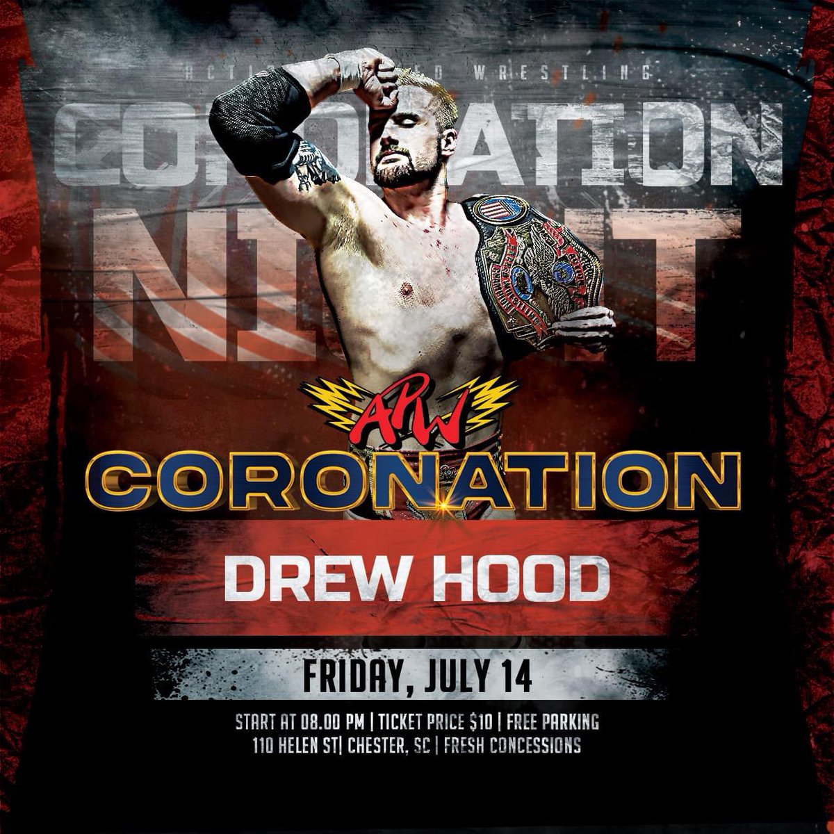 HandsomeDevilDH's tweet photo. Havenโt had a 3 show weekend in a minuteโฆ
Friday: #APW - Chester, SC
Saturday: #PCW - Camden, SC
Sunday: @WrestlingTurbo - Greenville, SC
Like #BEYAW. ๐๐๐๏ธ https://t.co/VINbZjq5UO