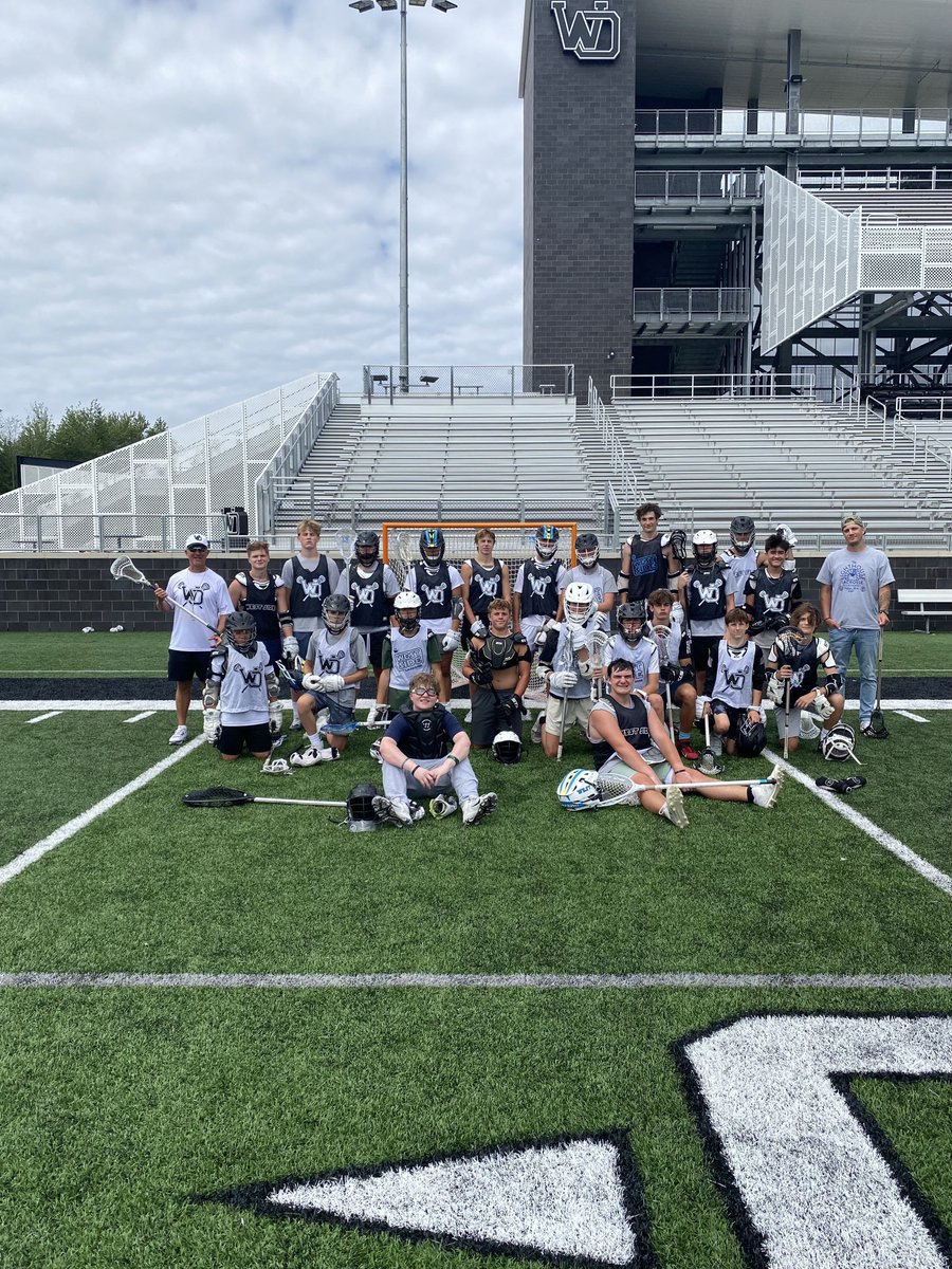 Great week of lacrosse camp! Great kids, great weather, great WOrk!! Hope y’all had fun. We appreciate your effort. #GoWO