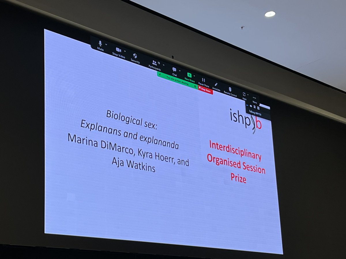 Many many warm congratulations to all the amazing <a href="/ISHPSSB/">ISHPSSB</a> prize winners 2023!! Vera Straetmanns for Poster Flash Talk;  Marina Di Marco, Kyra Hoerr, Aja Watkins for Interdisciplinary Organised Session (and the fab runner-up session on plant biology!)….