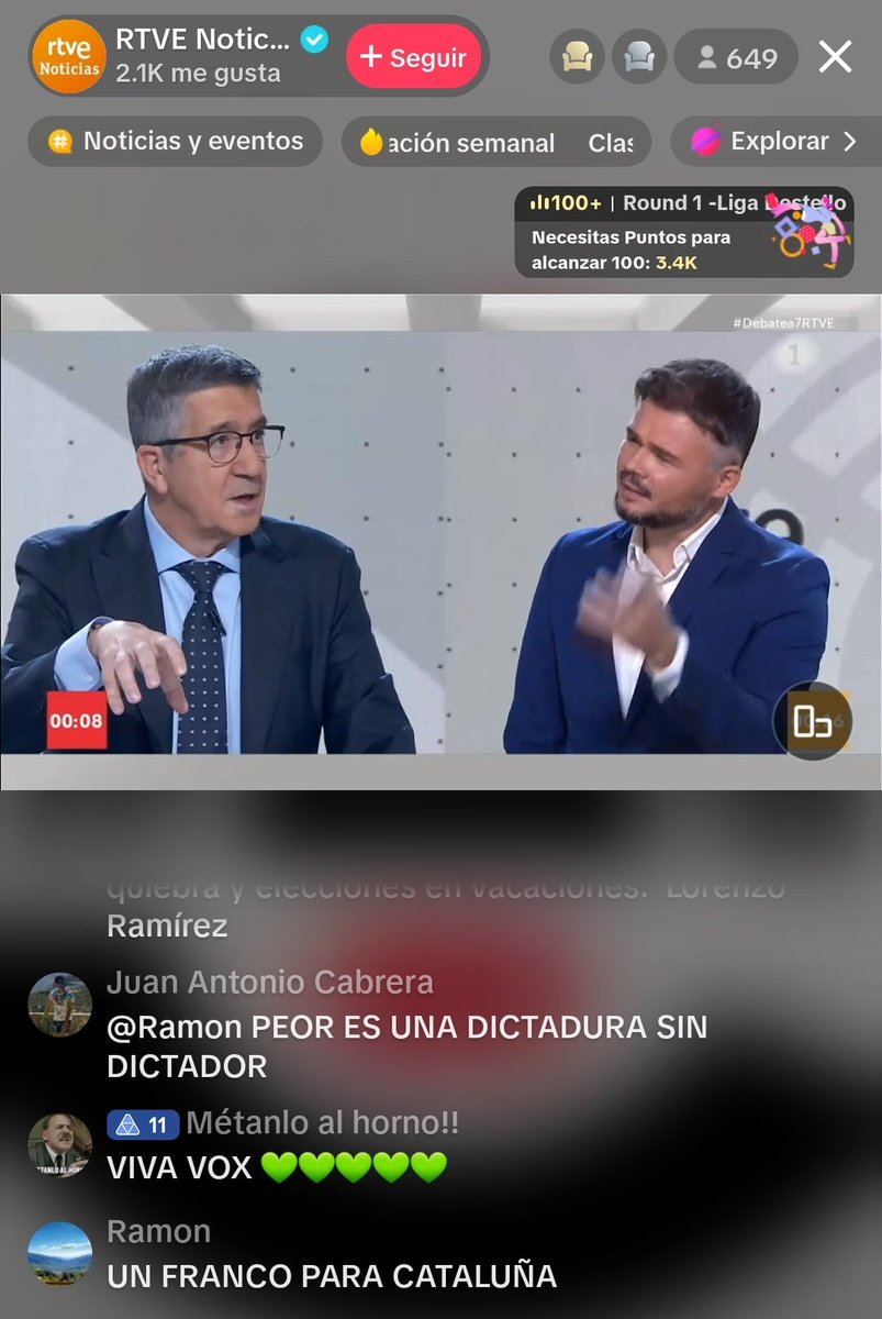 andercortes's tweet photo. pov: entras a ver un debate politico en tiktok https://t.co/RFAPKAojaq