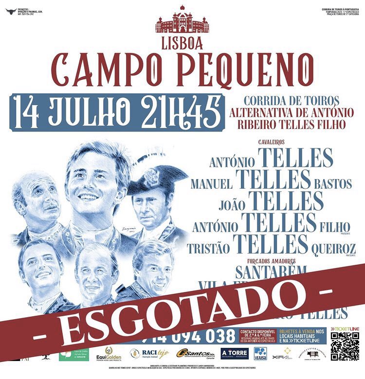 Lisboa não gosta de #touradas? 🧐A primeira corrida da temporada taurina do @sagrescampopequeno já está esgotada. Este ano tem sido um ano de muitas praças esgotadas🤘
😂🤘

#tauromaquia #imparáveis