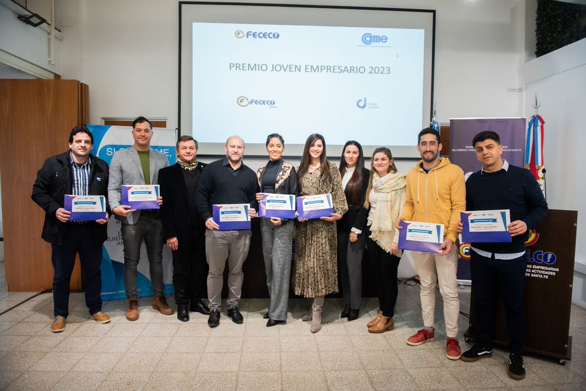 fececosf's tweet photo. Entrega Premio Joven Empresario 2023 #Fececo
📝De la mano de @redcame y @camejoven
🏅Ganadora del premio "Joven Empresario 2023": Karen Ailen Oviedo (@karenchuv), de Marklean S.R.L (@markleanoficial), de Avellaneda.
#somosFececo #comercio #emprendedurismo #came #jovenes https://t.co/cyzyUF68U4