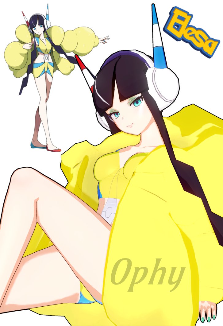 Elesa Pokémon BW2 Render | Ophy #pixiv pixiv.net/artworks/10989…
