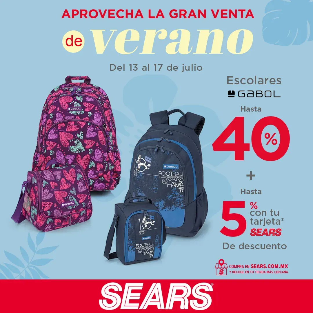 searsmexico's tweet photo. #Gabol tiene la mochila ideal para ti. 🎒✨ ¡Consíguela! ✨👉https://t.co/kMVv3lYMLK

Comunícate con un asesor de WhatsApp si te interesa esta promoción: https://t.co/h2he8OQ35d

*Consulta las bases aquí: https://t.co/7FxgLXpDJB https://t.co/LoLINZPUxD
