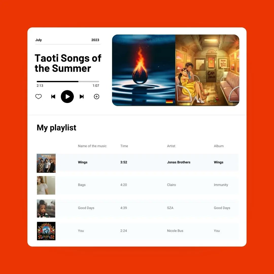 TaotiCreative's tweet photo. What's your soundtrack for the summer? ☀️
Roadtripping, poolside, beach volleyball all call for some sizzling tunes. We’ve got you. Our Taoti Summer Playlist combines our Taotians favorite songs of the summer!
Listen here: https://t.co/1UIBMEtGjZ #taoticreative https://t.co/l1Ikbfz48Y