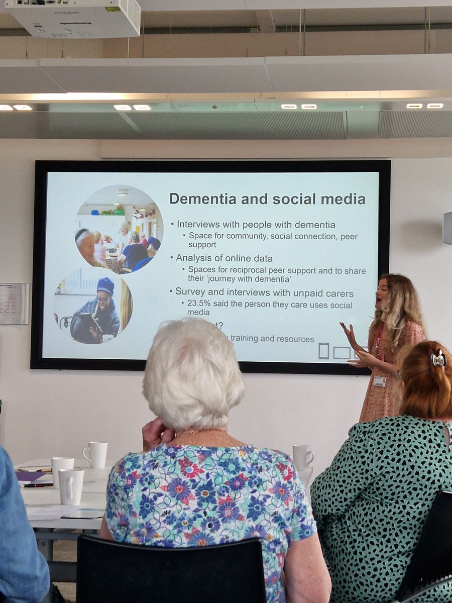 HewardMichelle's tweet photo. Great discussion at our @BournemouthADRC coffee morning identifying research priorities of local older people from nutrition to knickers -yes really! Thanks @bournemouthuni researchers   @SophiaAmenyah @GladysYin @CatherineTalb @AshleySpriggs10 and @britgerontology for funding https://t.co/zqcHOQZjiV
