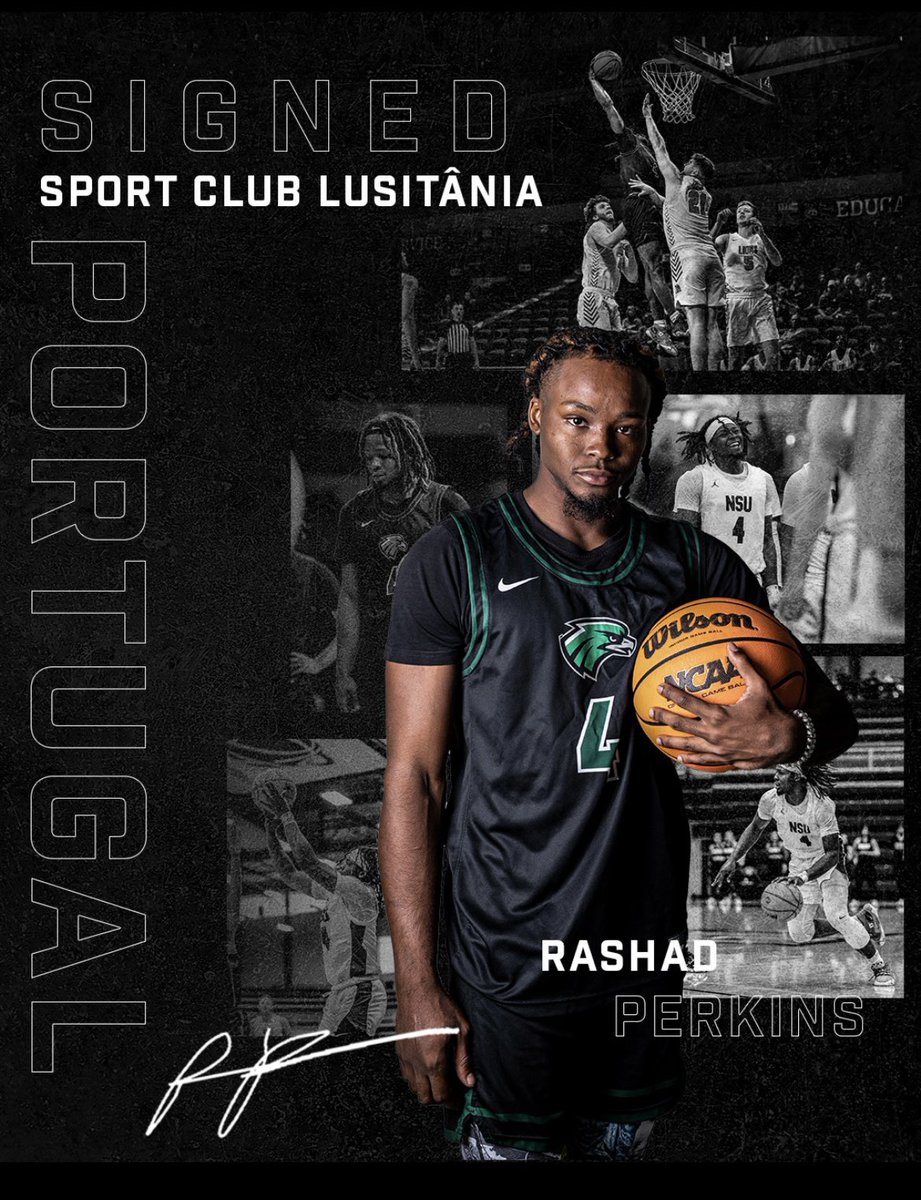 We want to congratulate Rashad Perkins on recently signing to play overseas with LFB1 in Portugal! We wish him the very best and success in his professional career and this next chapter in his life! #TeamNSU | #RiseHigh