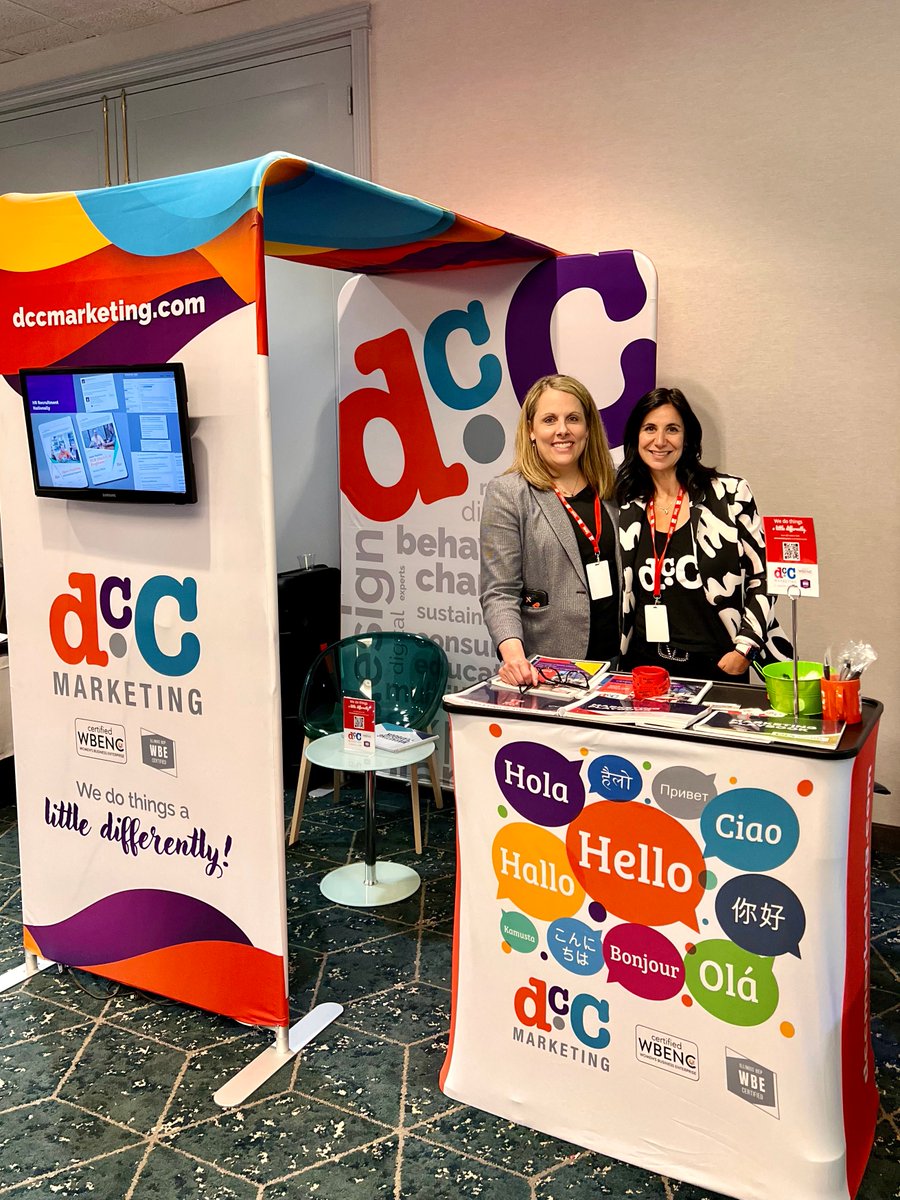 dccmarketing's tweet photo. Yesterday @Karahuss and @jodisilotto headed out to the IPHEC show to showcase some of our amazing work. We love supporting Illinois Higher Education! #DCC #IPHEC https://t.co/r0vluff5d3