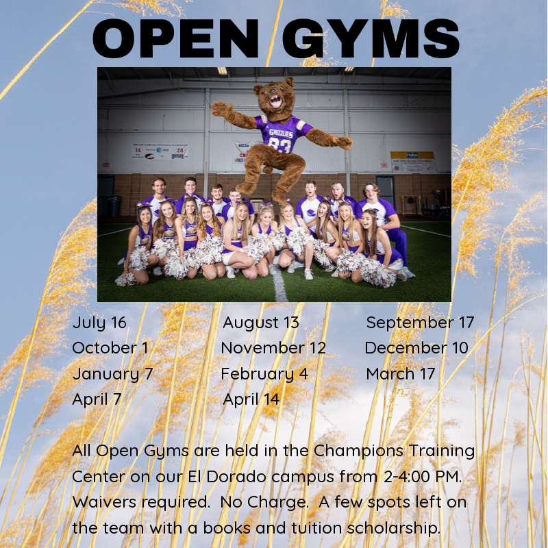 Join us on Sunday.  We'd love to see you.  You can find the waiver on our website.
butlergrizzlies.com/sports/cheer/A…