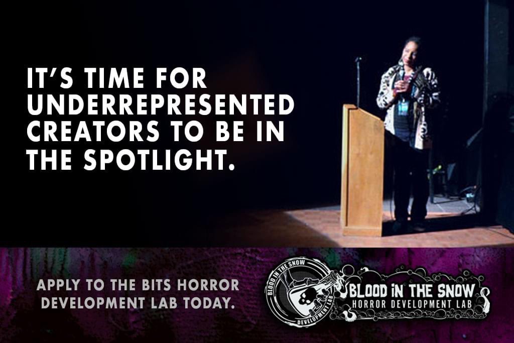 Be the star of your genre project. BIPOC, LGBTQ2IA+, and disabled creators can shine and move their film and TV pitches to a reality with the BITS Horror Development Lab.  Apply now! 
deadlyexposure.ca/BITS2023DevLab…
#HorrorDevLab #HDL #BITS2023 #canadianhorror #genrefilm #diversityinfilm