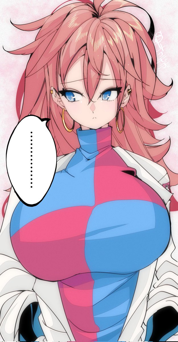 『考え込む21号』
 #Dragonball #android21 