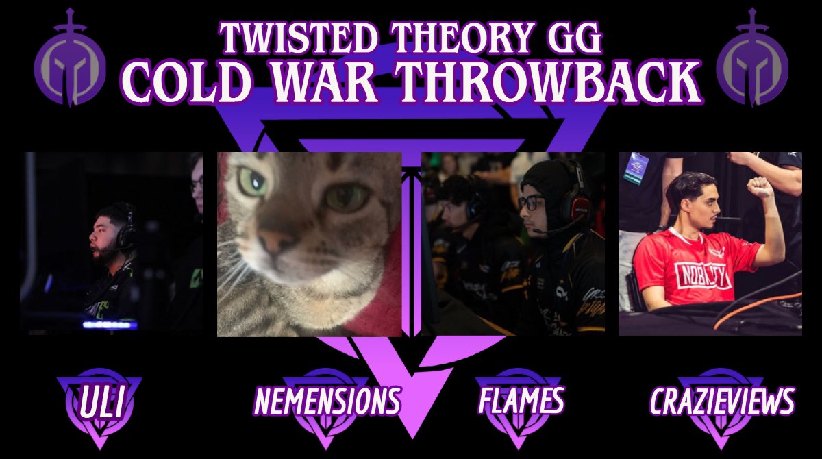 Welcome our roster for the <a href="/ROKesports/">ROK Gaming Lounge</a> Throwback LAN !!
@u1isses
<a href="/Nemensions/">Nemi</a> 
<a href="/Flames4K/">J-A🎒</a> 
<a href="/CrazieViews/">Santy</a> 

Good Luck this weekend and Safe travels!!
#StayTwisted