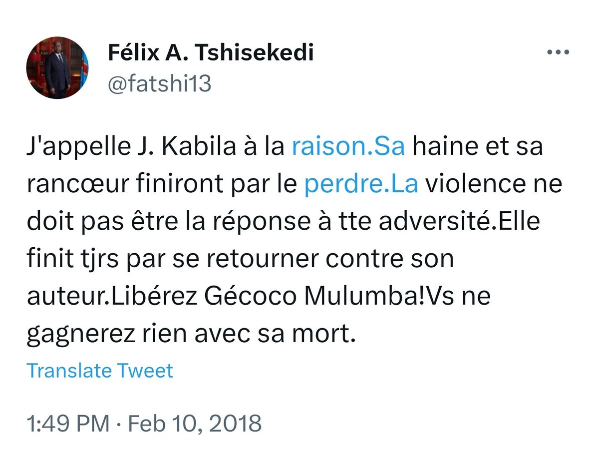 Nous appellons cette fois le PR05 à la raison