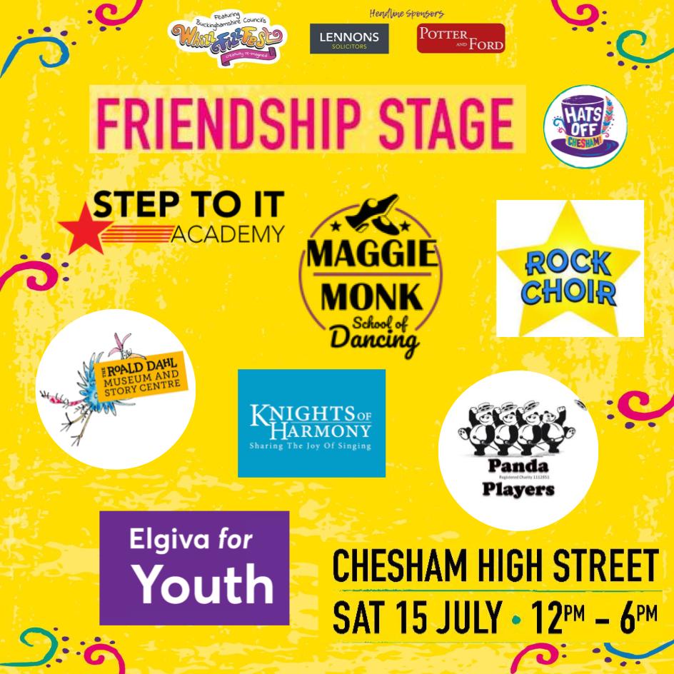 Hats Off Chesham! (@hoc_fest) on Twitter photo Performing on <a href="/WhizzFizzFest/">WhizzFizzFest</a> Friendship Stage at Hats Off Chesham! on Saturday - <a href="/MaggieMonkDance/">Maggie Monk SoD</a>, Step to it Academy, Knights of Harmony, Panda Players
<a href="/elgivatheatre/">The Elgiva</a> Youth Theatre, Rock Choir plus stories from <a href="/RoaldDahlMuseum/">Roald Dahl Museum</a> !!!!!!
#hatsoffchesham #chesham #hoc23 Performing on <a href="/WhizzFizzFest/">WhizzFizzFest</a> Friendship Stage at Hats Off Chesham! on Saturday - <a href="/MaggieMonkDance/">Maggie Monk SoD</a>, Step to it Academy, Knights of Harmony, Panda Players
<a href="/elgivatheatre/">The Elgiva</a> Youth Theatre, Rock Choir plus stories from <a href="/RoaldDahlMuseum/">Roald Dahl Museum</a> !!!!!!
#hatsoffchesham #chesham #hoc23