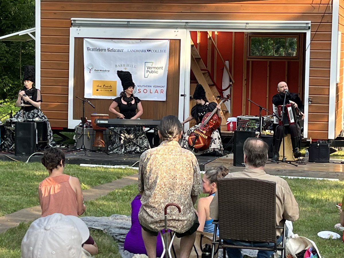 EricAfterSchool's tweet photo. It’s @DakhaBrakha live in Putney, VT! Too good to describe. https://t.co/20TFzzfefX