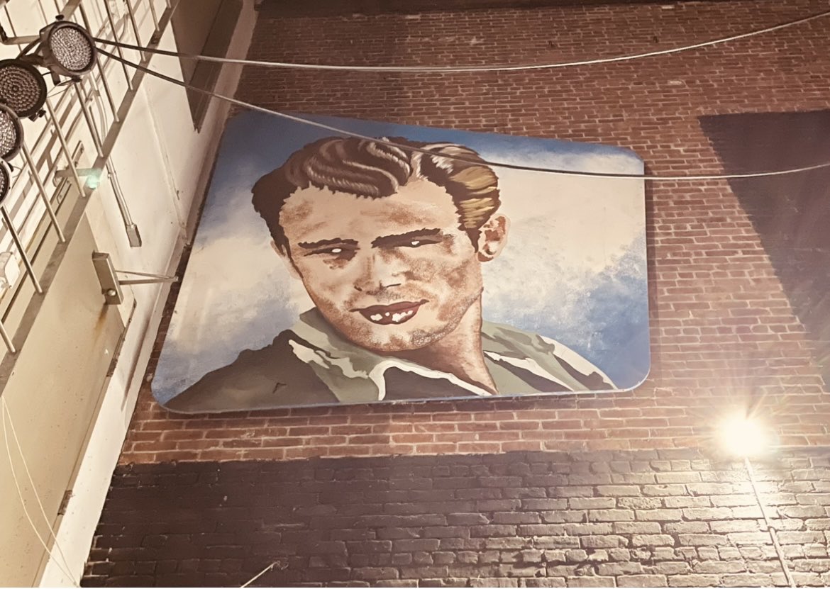 When you happen upon a #pic of #JamesDean #backstage at a #theater #Zeiterion #NewBedford #MA #NewEngland