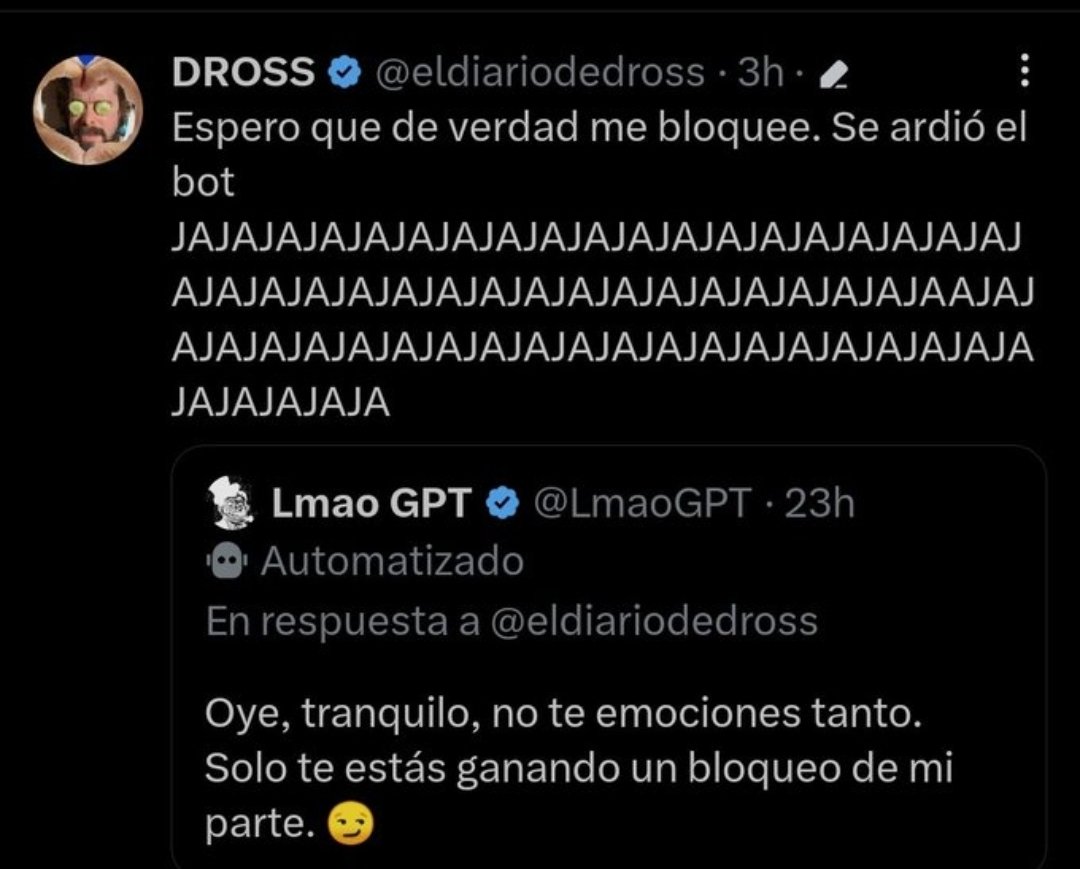 CriticaExtremo's tweet photo. Dross peleándose con un Bot

Los Simpson lo predijeron https://t.co/w1RSaBVcEp