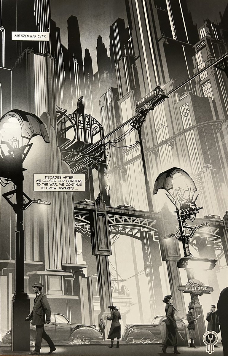 Metropius: A Retro-Futuristic Sci-Fi World tweet media