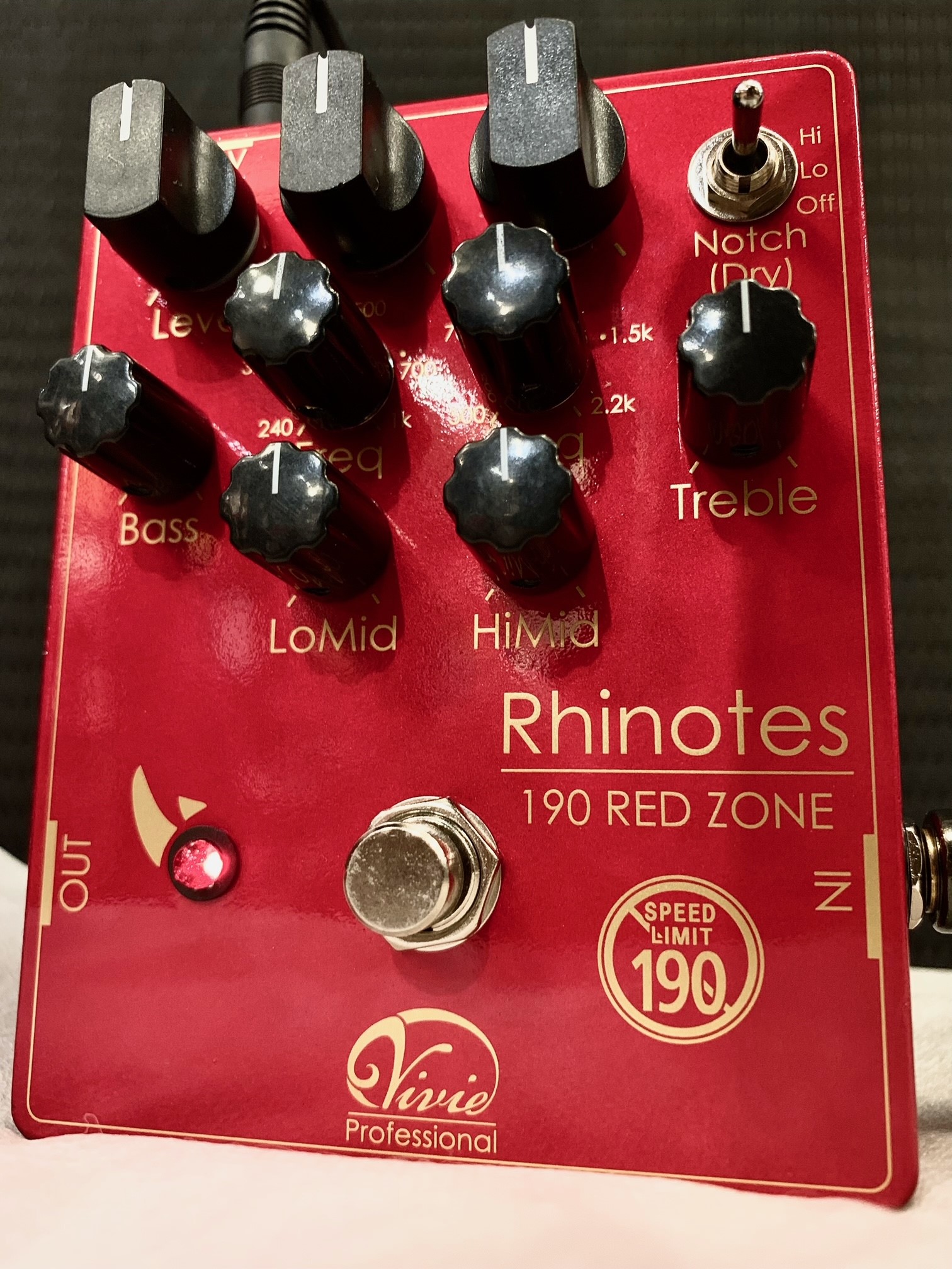 Vivie Rhinotes ライノーツ　ベース　オーバードライブ【生産終了品】 エフェクター】Vivie/Rhinotes(ライノーツ)ファーストロット入荷