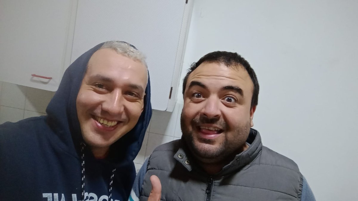 Con el perro primo