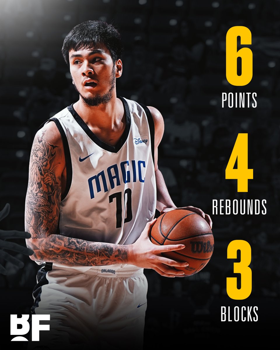 bballforever_'s tweet photo. Kai Sotto's NBA Summer League debut 🇵🇭

🔸6 PTS, 4 REB, 3 BLKS in 13 MINS 🔥 https://t.co/BtbZuUW63g