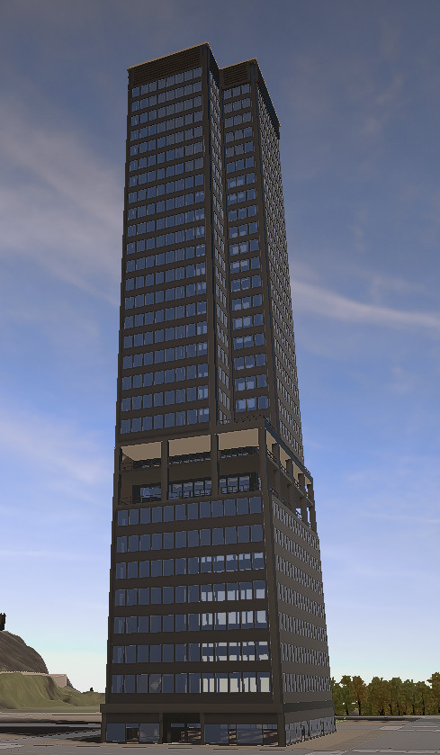 survivalstrike's tweet image. Apartment Tower Block Exterior Finished! #indiegame #indiegamedev #umodeler