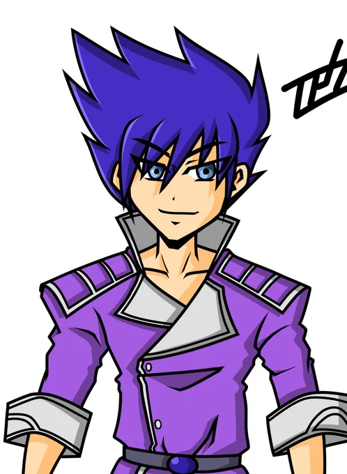 「カードバトルZERO」のヒロ君。 やっぱ「うちの創作キャラなんじゃない?」って位描きやすかったwww