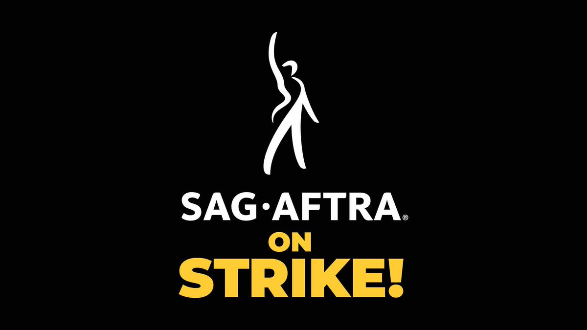 peterdiseth's tweet photo. Here we go. No one wanted this, but if we bend our will to the AMPTP’s outrageous whims any more, we’ll break. And we are not now, nor ever will be, okay with that. #SAGAFTRAStrike #UnionStrong https://t.co/ebslYbY3MN