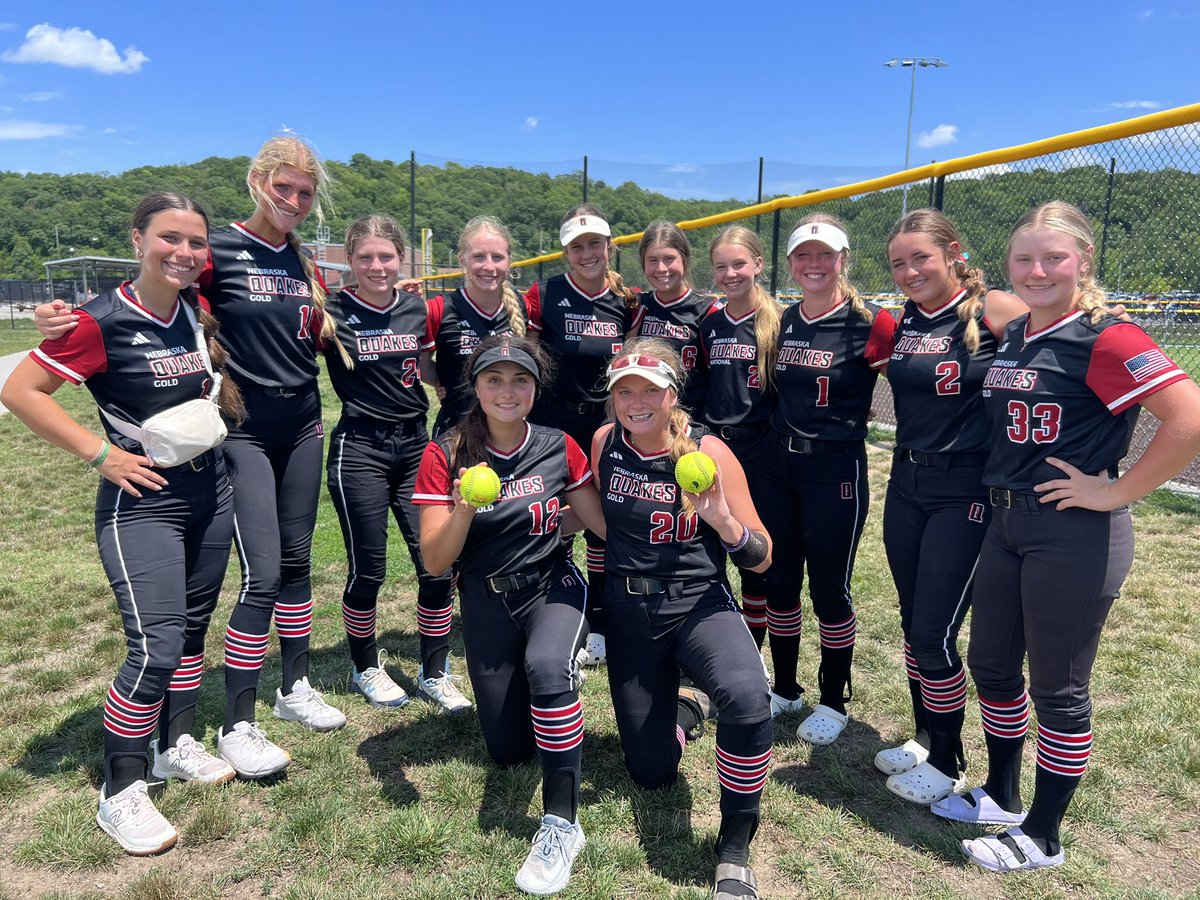 NE Quakes Gold 18U Macken (@nequakesmacken) on Twitter photo Home runs by <a href="/BrunoRylee/">Rylee Bruno</a> and <a href="/makaileybeekman/">makailey beekman</a> helped seal the 4-3 W over Midwest Speed 15U National!
<a href="/AlliBorkowski/">Alli Borkowski</a> going 2/3 with a 2B & 3B, 2R!
<a href="/BrunoRylee/">Rylee Bruno</a> 1/3, 💣, R, RBI
<a href="/bria_scott1/">bria scott</a> BB
<a href="/makaileybeekman/">makailey beekman</a> 1/3, 💣, R, 3RBI
<a href="/MaddieSnyder_7/">Maddie Snyder</a> BB
<a href="/macy_eitzmann/">Macy Eitzmann</a> 7K’s in the ⭕️ Home runs by <a href="/BrunoRylee/">Rylee Bruno</a> and <a href="/makaileybeekman/">makailey beekman</a> helped seal the 4-3 W over Midwest Speed 15U National!
<a href="/AlliBorkowski/">Alli Borkowski</a> going 2/3 with a 2B & 3B, 2R!
<a href="/BrunoRylee/">Rylee Bruno</a> 1/3, 💣, R, RBI
<a href="/bria_scott1/">bria scott</a> BB
<a href="/makaileybeekman/">makailey beekman</a> 1/3, 💣, R, 3RBI
<a href="/MaddieSnyder_7/">Maddie Snyder</a> BB
<a href="/macy_eitzmann/">Macy Eitzmann</a> 7K’s in the ⭕️