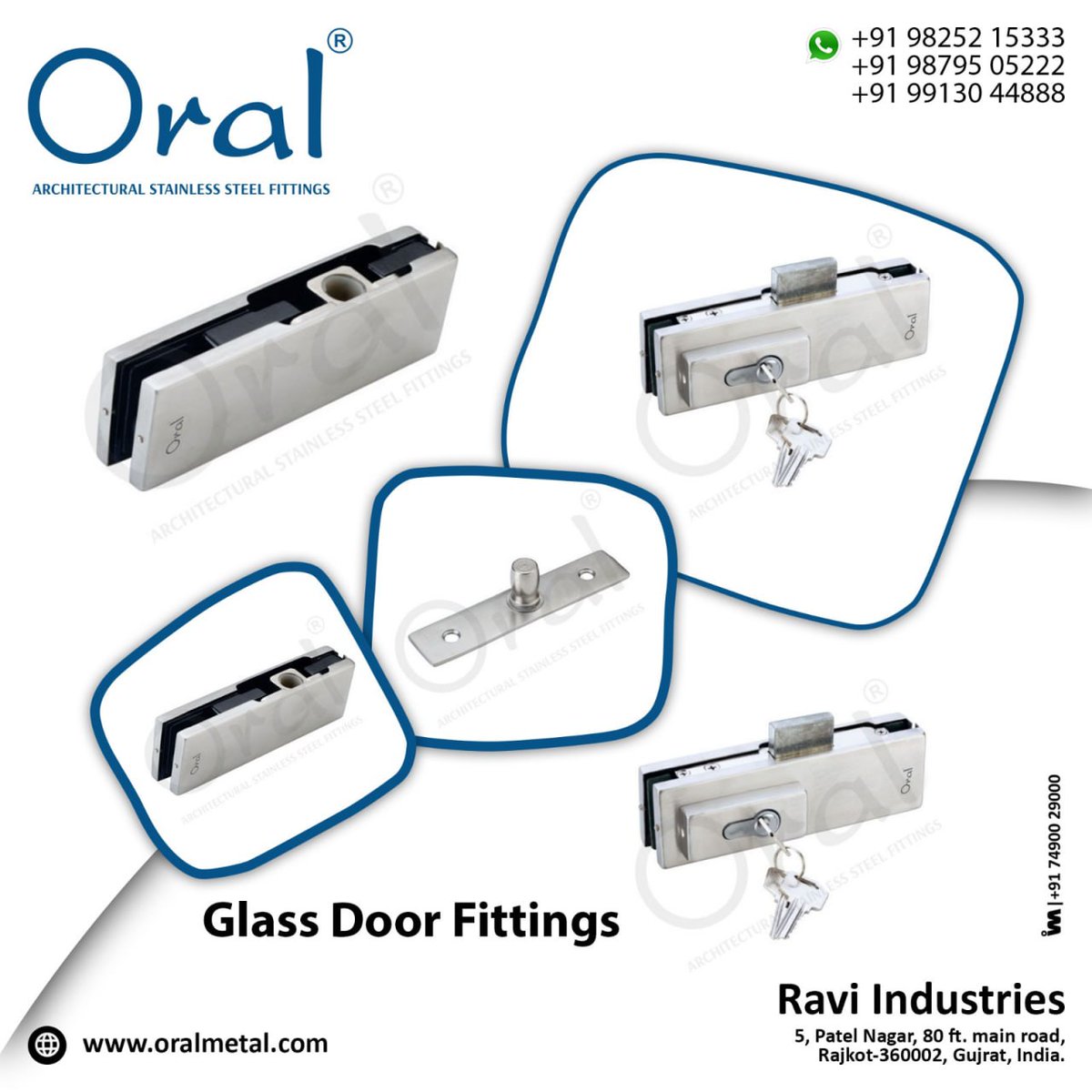 ibais_hardware's tweet photo. Ravi Industries - Rajkot
For enquiry via WhatsApp click:
https://t.co/Z4zTj27fWY
Mr. Kailash Brambholiya- +91 98252 15333
#floorspring #hydraulicpatch #showerhinges #toppatch #bottompatch #architecturalhardwarefitting
.
@IBAISMEDIA https://t.co/wxQPCB7Sjb